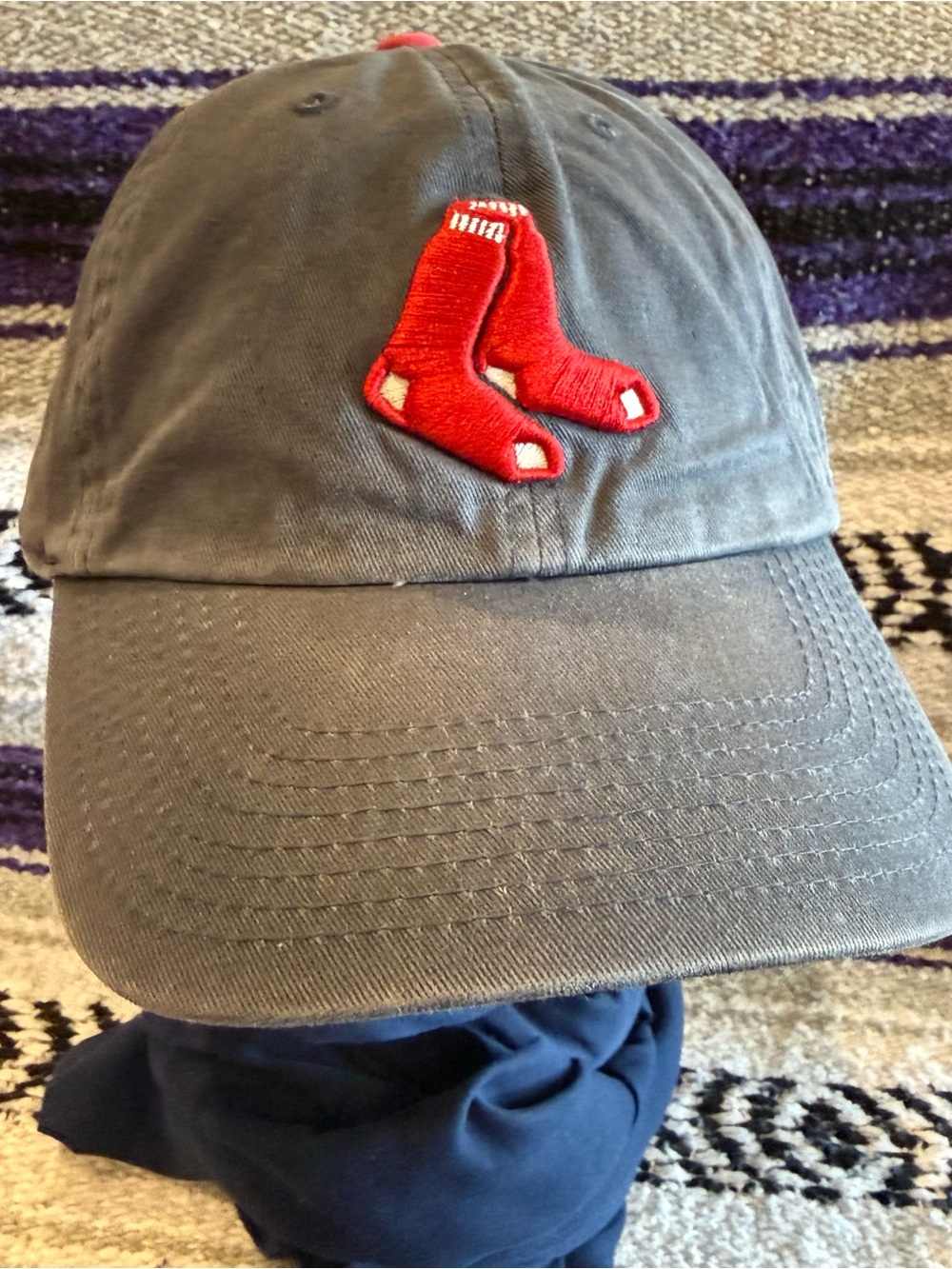 Boston Red Sox 47’ Baseball Hat Cap Men / Woman Adjustable MLB Blue Embroidered